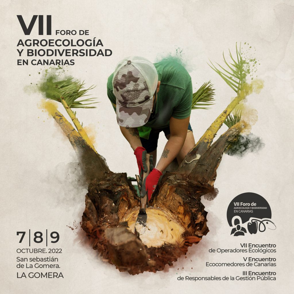 El VII Foro de Agroecología y Biodiversidad se celebrará en San Sebastián de La Gomera del 7 al 9 de octubre bajo el lema “Ecolocal: sano, sabroso, cercano”.