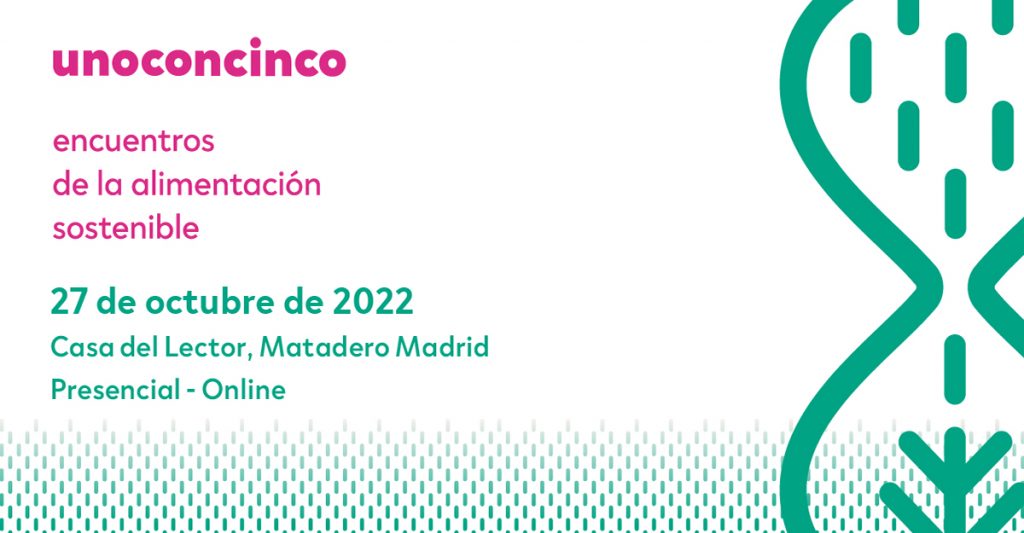 Margarita Hernández, en representación del Instituto Canario de Calidad Agroalimentaria (ICCA), ha presentado el programa Ecocomedores de Canarias en «Unoconcinco», los primeros encuentros de alimentación sostenible en España.
